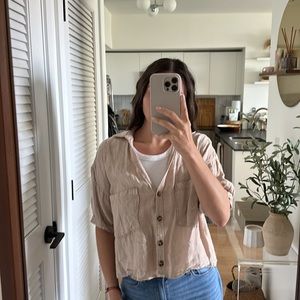 Zara linen top